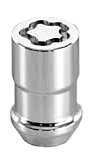 McGard 24538 Chrome Cone Seat Wheel Locks (1/2" - 20 Thread Size) - Set of 5