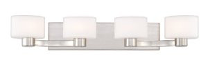 Quoizel TU8604BN Tatum 4-Light Bath Fixture, Brushed Nickel