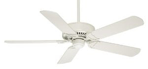 Casablanca 59510 Panama DC 54-Inch 5-Blade Ceiling Fan, Snow White with Matte Snow White Blades