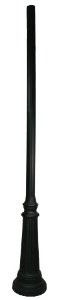 Z-Lite 511POST-BK Outdoor Post Outdoor Post, Aluminum Frame, Black Finish