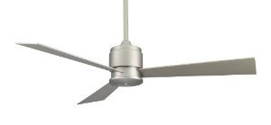 Fanimation FP4630SN 54-Inch Zonix 3-Blade Ceiling Fan, Satin Nickel with Satin Nickel Blades
