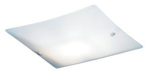 Eurofase F-2MIL3-25 Milan 1-Light Flushmount, Satin Nickel/White