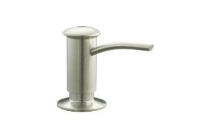 KOHLER K-1895-C-BN Soap or Lotion Dispenser with Contemporary Design (Clam Shell Packed), Brushed Nickel