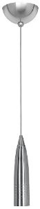 Access Lighting 52001-BS Odyssey Single Pendant, Brushed Steel
