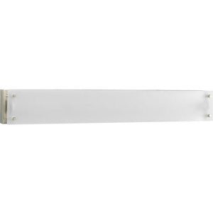 Progress Lighting P7212-09EB 36-Inch Flat Glass Bath Fixture Linear Fluorescent, BBrushed Nickel