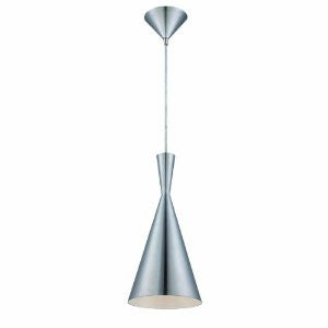 Eurofase 20437 Bronx 1-Light Pendant, Brushed Aluminum