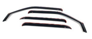 Wade 72-37485 In-Channel Wind Deflectors, Smoke Tint, (4-piece set)
