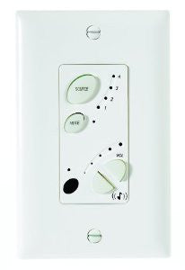 On-Q / Legrand AU1000-WH lyriQ High Performance Audio Keypad with Back Lit Indicator Buttons, White