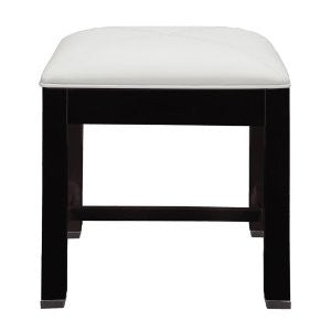 Decolav 5229-ESP Cameron 18-Inch Vanity Stool, Espresso