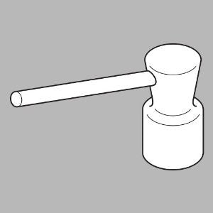 Delta Faucet RP21905BS Soap/Lotion Dispenser Pump Head, Biscuit