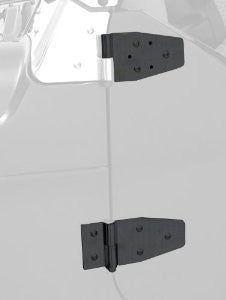 Smittybilt 7641 Black Door Hinges for Half Steel Doors, Set of 4