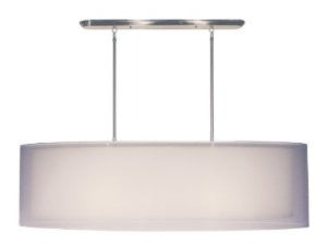 Z-Lite 144-36 Nikko Island light - 36W in. Brushed Nickel