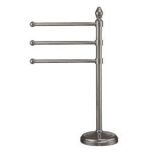 Gatco 1445 3 Arm Towel Holder, Satin Nickel