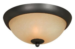 Hardware House 543744 Berkshire 12-Inch by 5-1/4-Inch Ceiling Lighting Fixture, Classic Bronze