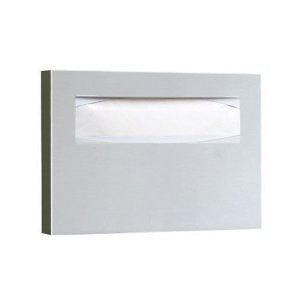 Bobrick B-221 Classic Series Surface-Mounted Seat-Cover Dispenser, Satin