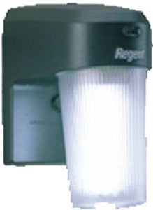 All Pro Outdoor Security FE13PC 13-Watt Fluorescent Entry Light with Integral Photo Control, Bronze