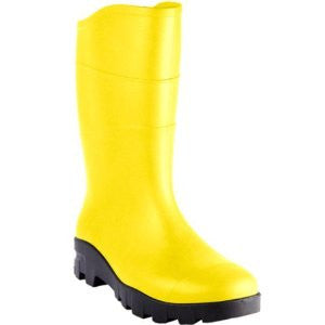 Heartland Footwear 44251-07 Steel Toe Unisex Value Boot, Size-7, Yellow and Black