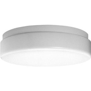 Progress Lighting P7373-30 White Acrylic Diffuser UL Approved For Damp Locations Rapid Start 120 Volt High Power Factor Ballast, White