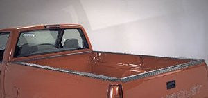 Dee Zee 11991B Black Tread Side Bed Caps with Stake Holes