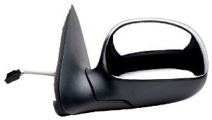 Fit System 61128F Driver Side Replacement OE Style Black Power Mirror