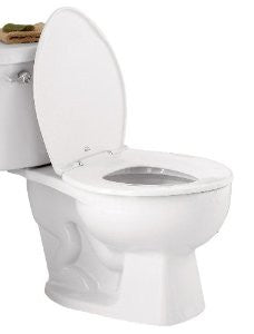 Bemis 1000CP Paramount White Plastic Toilet Seat