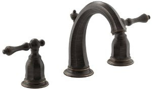 Kohler K-13491-4-2BZ Kelston Two-Handle Widespread Lavatory Faucet, Oil Rubbed Bronze