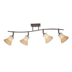 Quoizel DH1404PN Duchess 12.5-Inch x 36.5-Inch 4 Light Fixed Track Light, Palladian Bronze