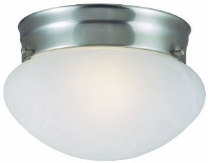 Design House 511568 Millbridge 2-Light Ceiling Mount, 5.25-Inch by 9.5-Inch, Satin Nickel