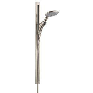 Hansgrohe 27874821 Raindance Wall Bar Set with AIR, 36-Inch, Brushed Nickel