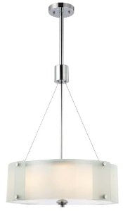 Canarm ICH432A03CH19 Ryker 3-Light Chandelier, Chrome