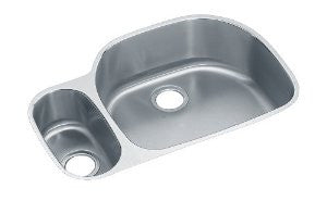 Elkay ELUH3221L Harmony Lustertone Undermount Sink, Stainless Steel