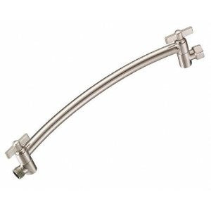 Danze D481170BN 13-Inch Curved Adjustable Shower Arm, Brushed Nickel