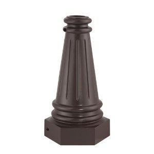 Quoizel PSK9400Z Outdoor Lighting Post Skirt with Medici Bronze Finish