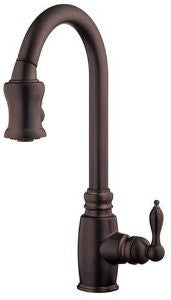 Danze D454557RB Opulence Single-Handle Pull-Down Kitchen Faucet, Oil Rubbed Bronze