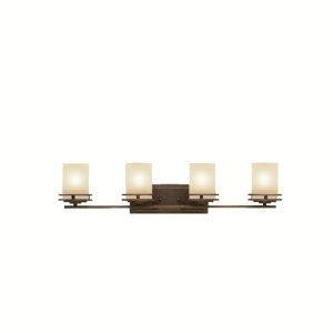 Kichler Lighting 5079OZ 4-Light Hendrik Incandescent Bath Light, Old Bronze