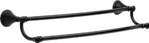 Delta Faucet 79725-RB Cassidy 24-Inch Double Towel Bar, Venetian Bronze