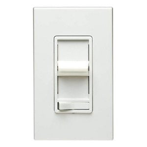 Leviton R12-06633-PLW Decora 3Way Slide Dimmer with Preset, Lighted Pad Option, White