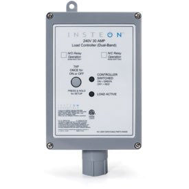 Insteon 2477SA2 INSTEON Dual-Band 220V / 240V 30-AMP Load Controller Normally Closed Relay, White