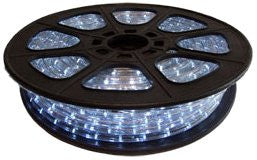 CBconcept 120VLR-65FT-CW Cool White 65-Feet 120-volt 2-Wire 1/2-Inch LED Rope Light, Christmas Lighting, Indoor/Outdoor Rope Lighting