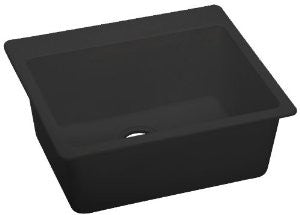 Elkay ELG2522BK0 Gourmet E-Granite Sink, Black