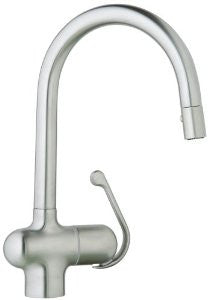 GROHE 32 245 SD0 Ladybug Pro Pull-Out Kitchen Sink Faucet, Stainless Steel