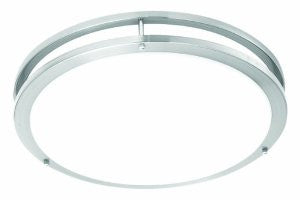 Thomas Lighting Sl7051-78 Energy Star Certified Ceiling Fixture With White Acrylic Lens, Brushed Nickel