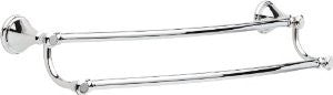 Delta Faucet 79725 Cassidy 24-Inch Double Towel Bar, Chrome