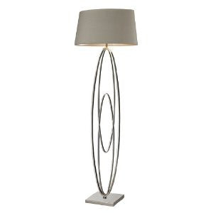 Dimond Lighting D2416 Hanoverville Floor Lamp, Polished Nickel