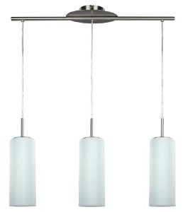 CANARM LTD. IPL379A03BPT Toni 3 Bulb Pendant Island Light, Brushed Pewter