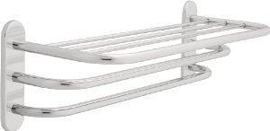 Delta Faucet 43424 24-Inch Brass Towel Shelf with Two Bars, Concealed Mounting, Chrome