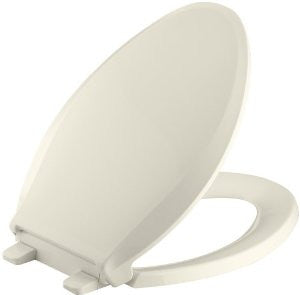 KOHLER K-4636-47 Grip-Tight Cachet(R) Q3 Elongated Toilet Seat, Almond