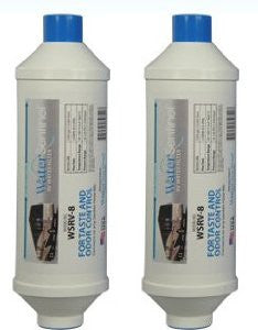 Water Sentinel WSRV-8 Inline RV Water Filter with Hose Bib Connection, 2-Pack