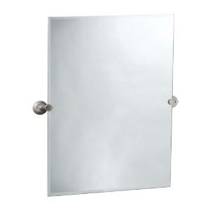 Gatco 5859S Marina Rectangular Wall Mirror, Satin Nickel