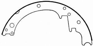 Wagner PAB127 Brake Shoe Set